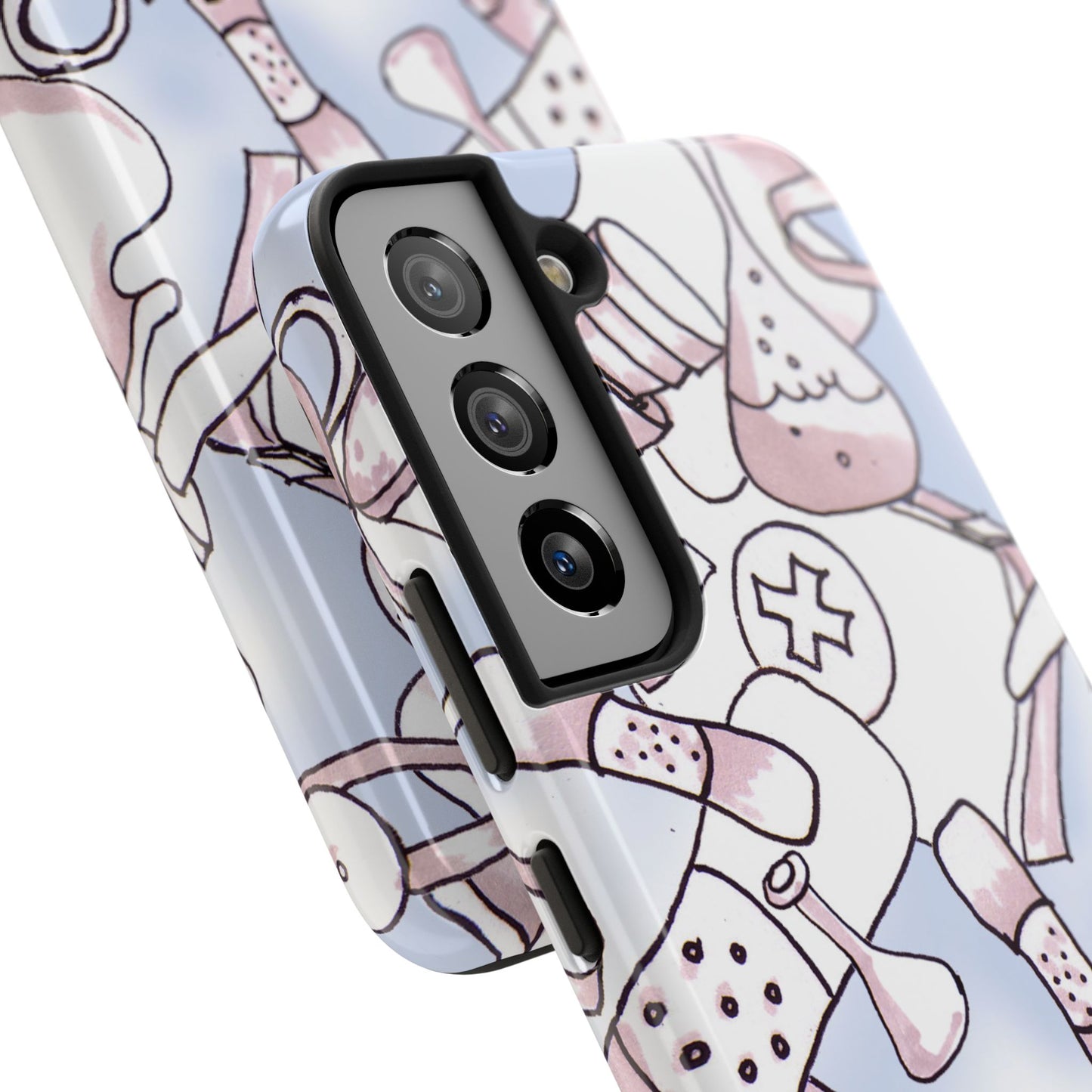 Med Stuff Blue Phone Case