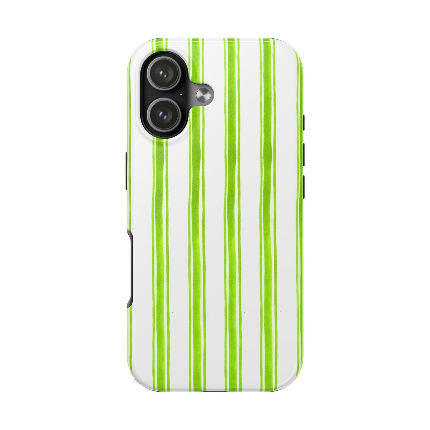 Awning Stripe Lime Phone Case