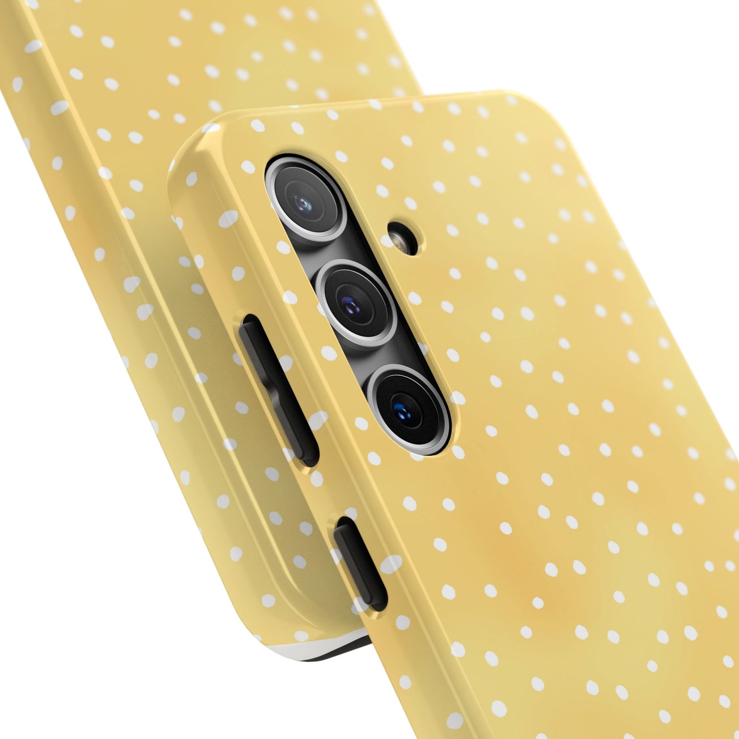 Dinky Dots Sunshine / White Phone Case