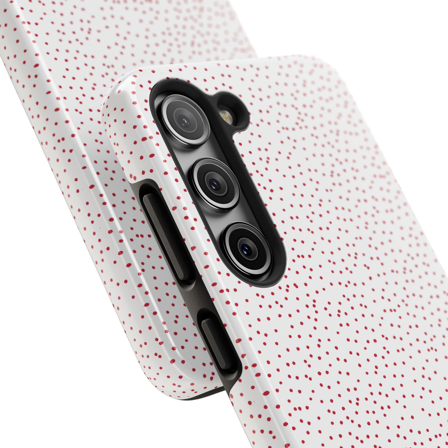 Dinky Dots White / Red Phone Case