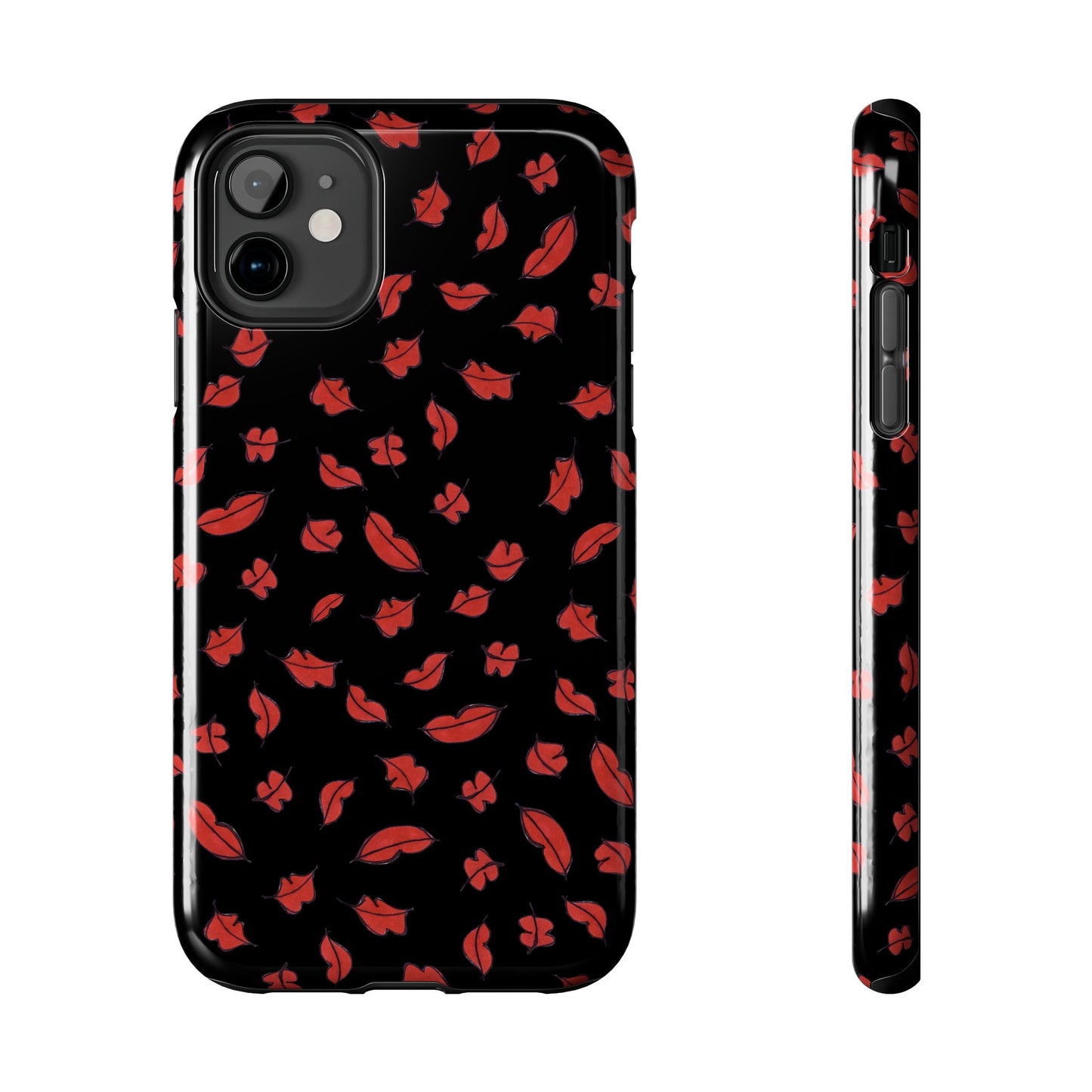 Autumn Lips Black Phone Case