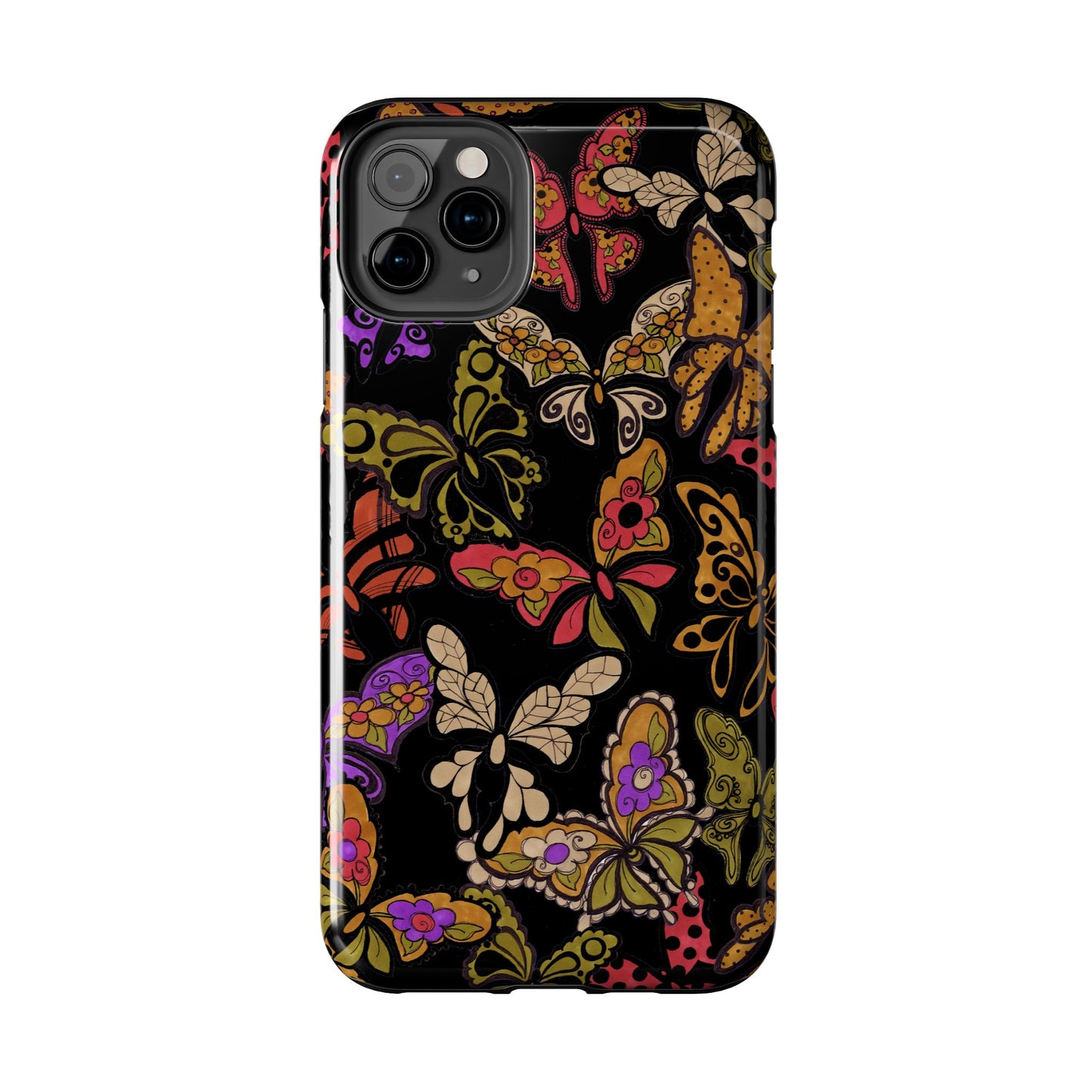 Flighty Black Phone Case