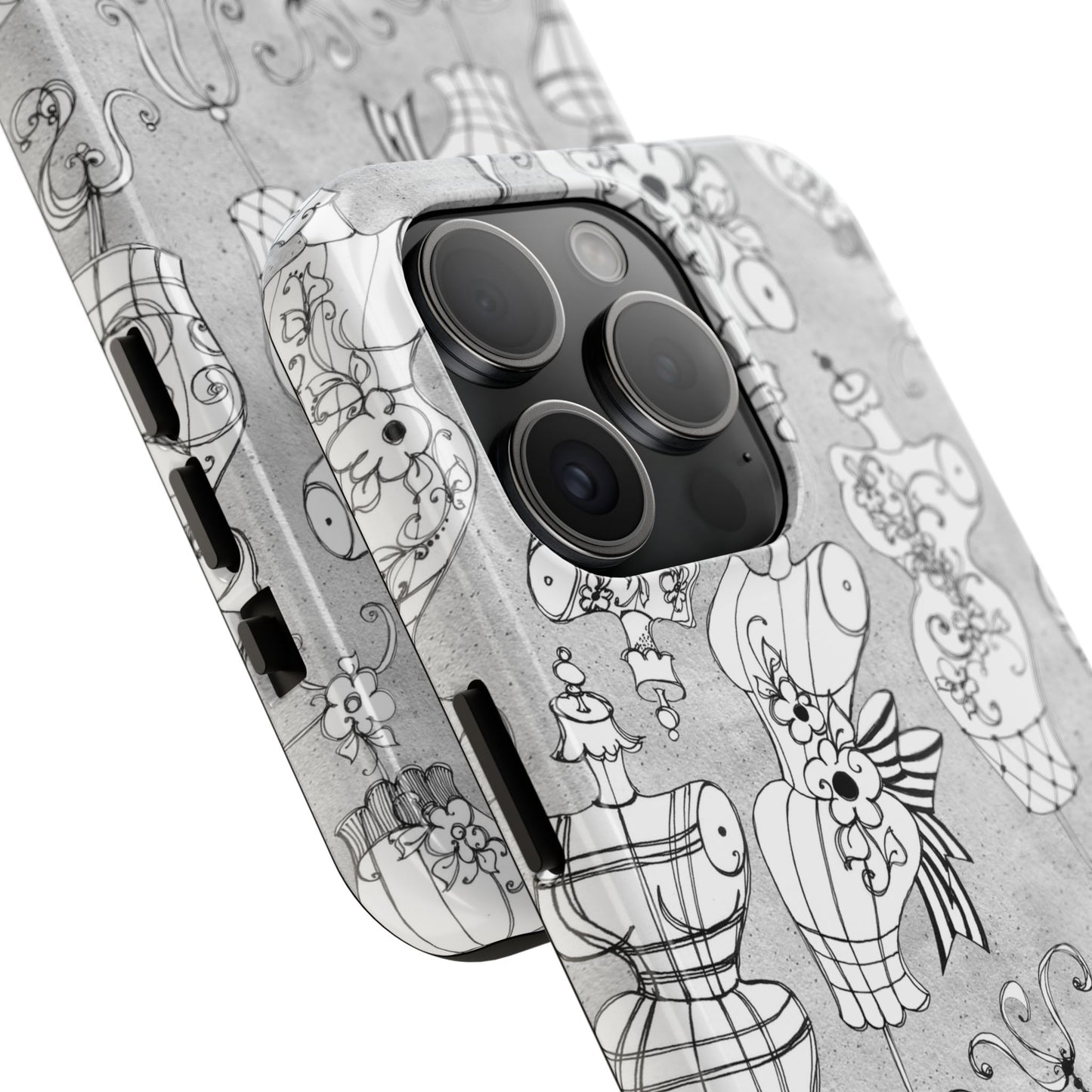 Mannequineque Silver Phone Case