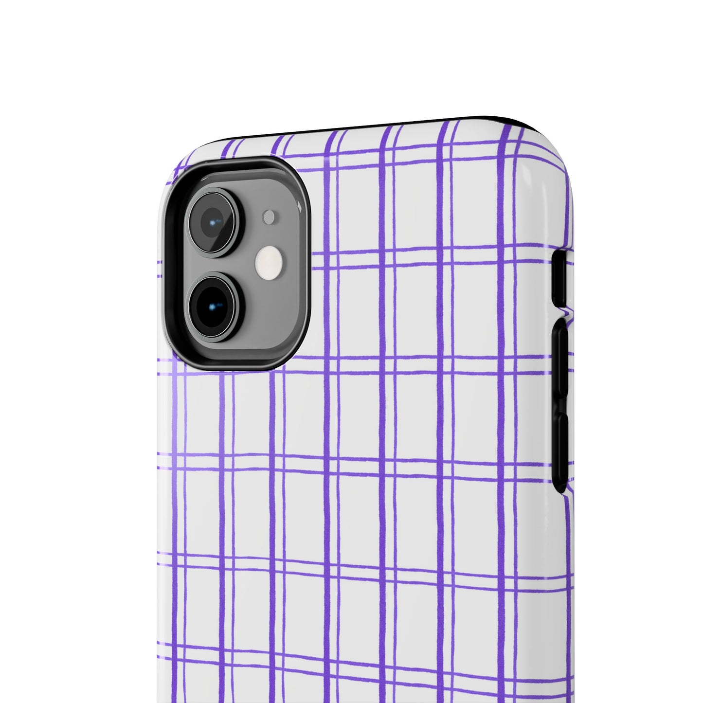 Kitchen Plaid White / Blue Phone Case