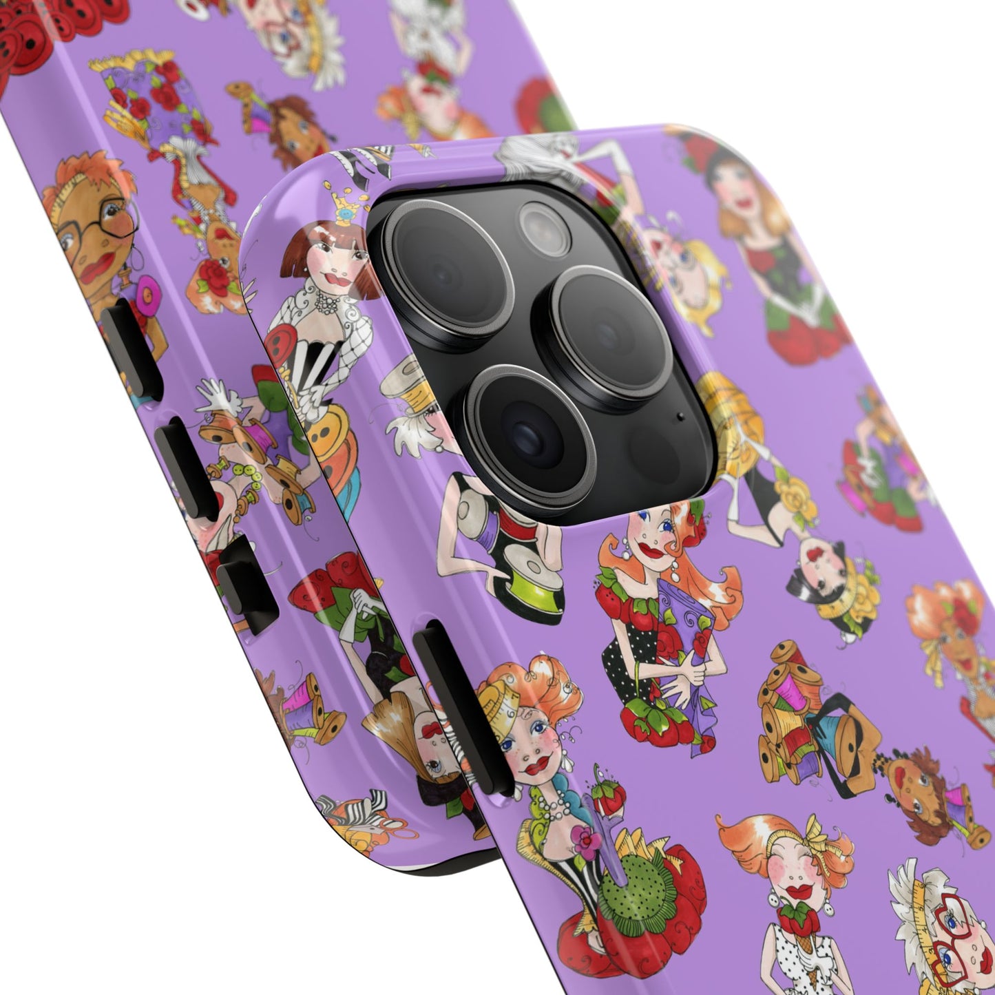 Curious Toss Purple Phone Case