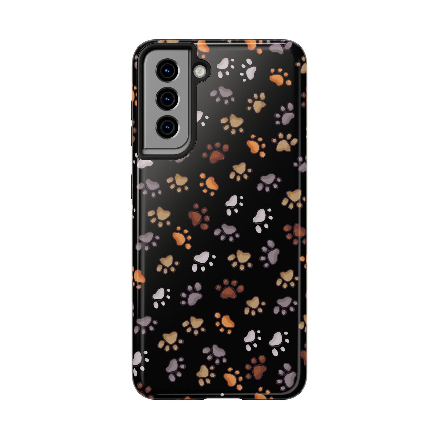 Puppy Paws Black Phone Case