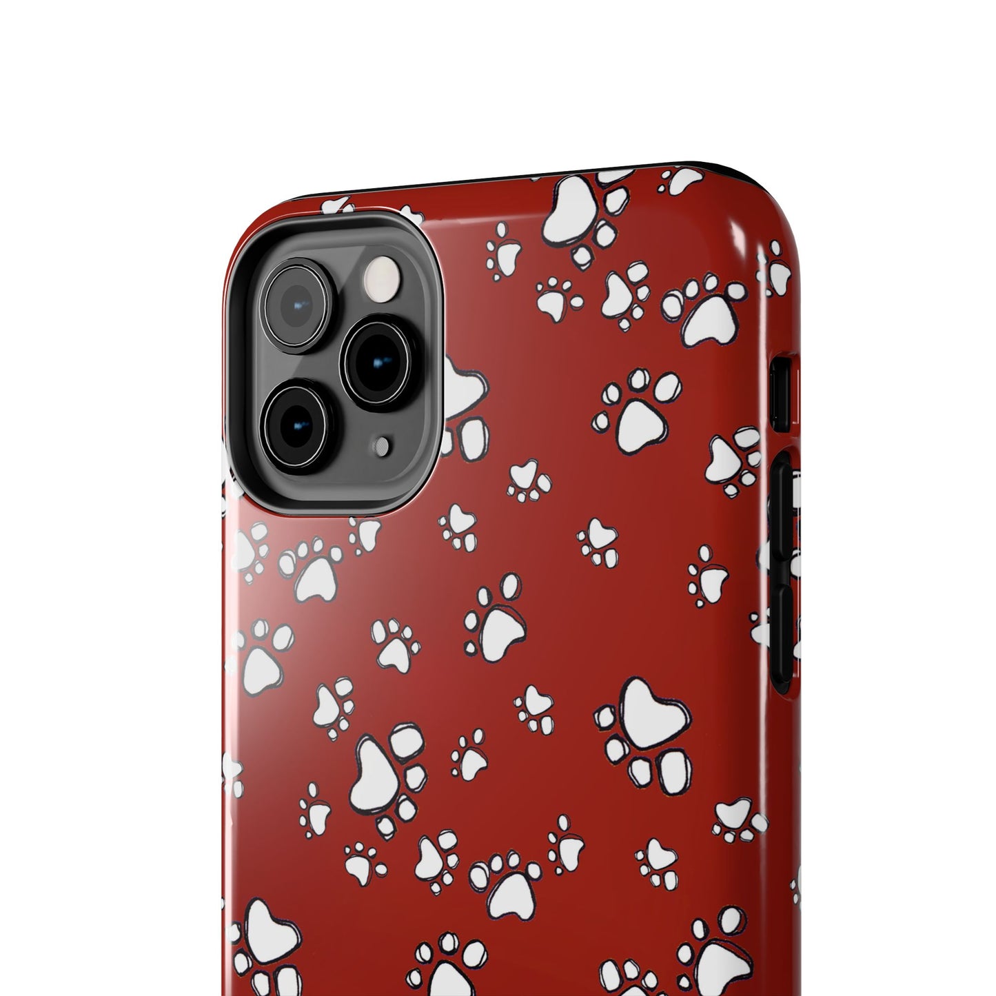 Paw Flakes Red Phone Case