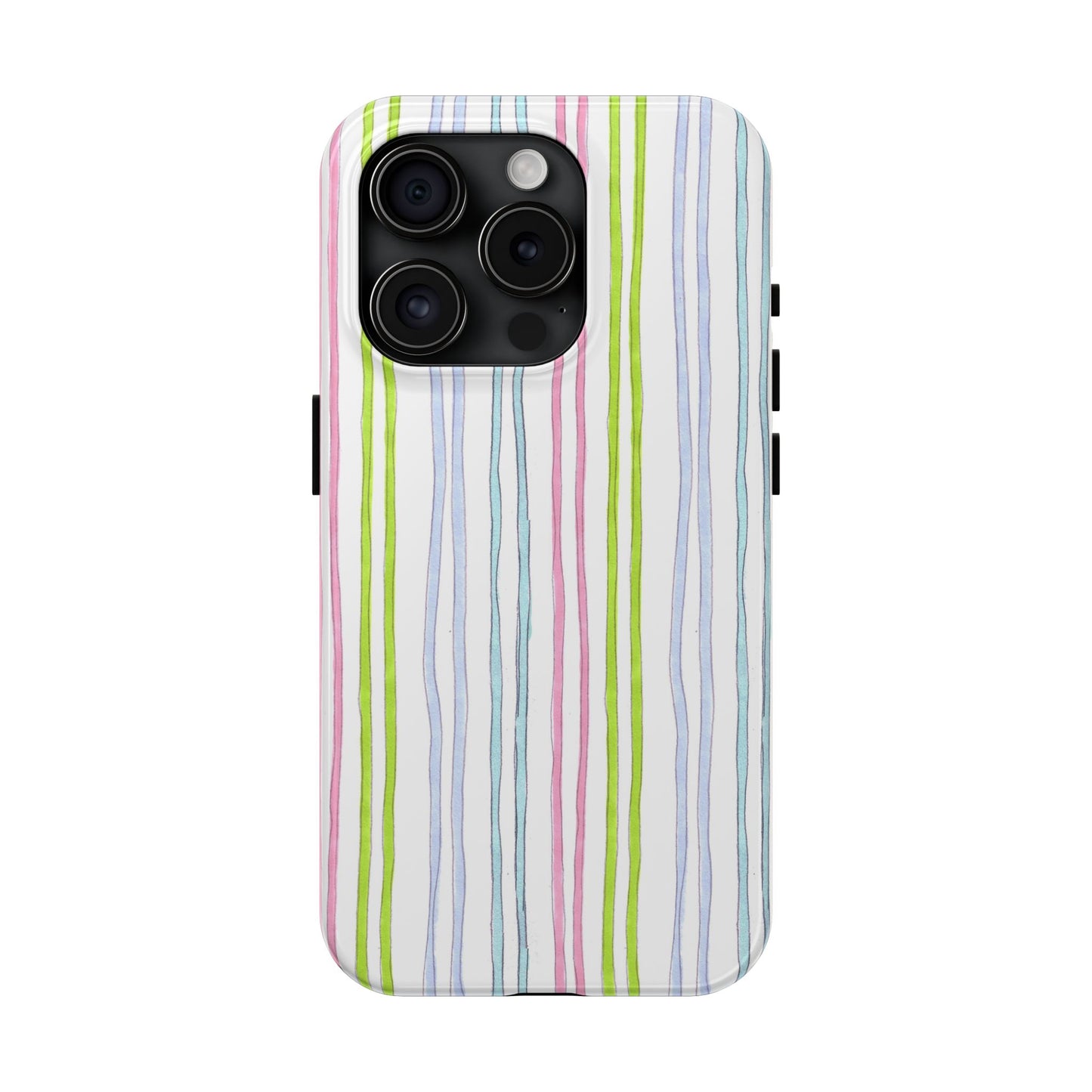 Belle Stripe White Phone Case