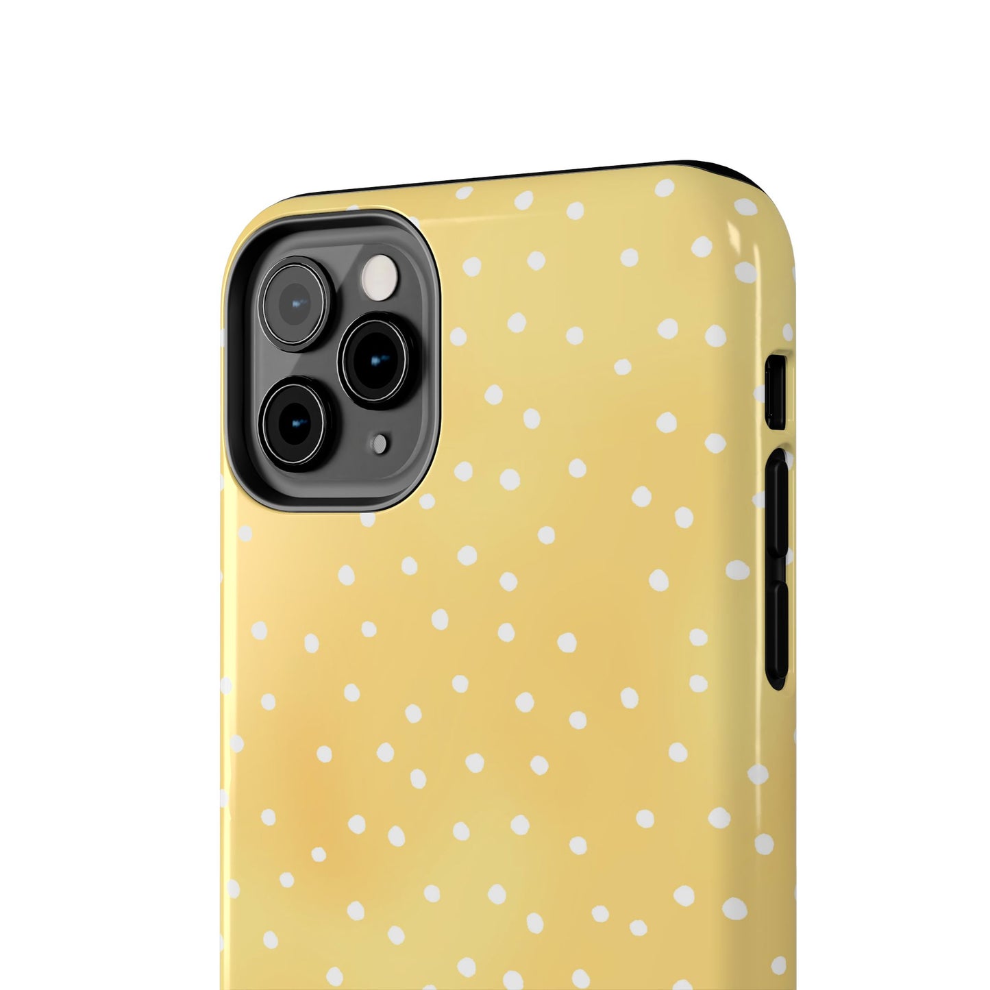 Dinky Dots Sunshine / White Phone Case