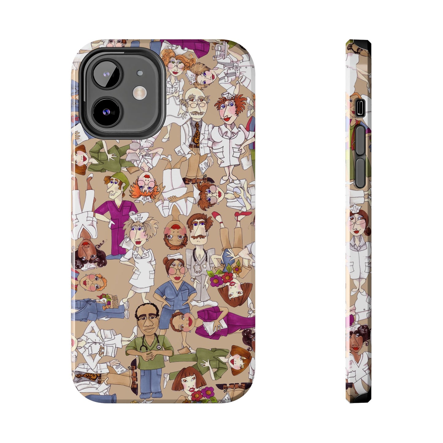 Diverse Nurse Khaki Phone Case