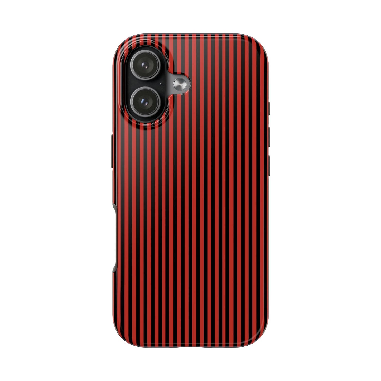 Stripe Red / Black Phone Case