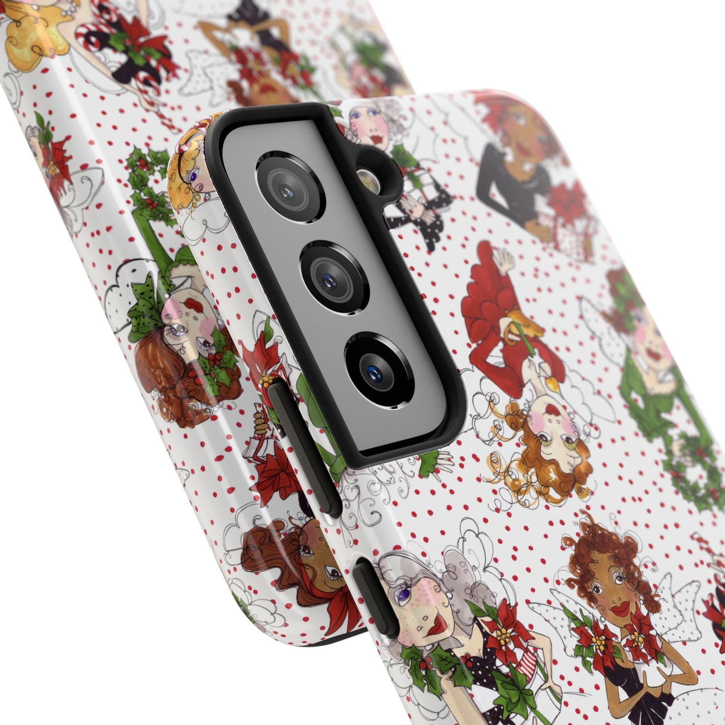 Fairy Toss White / Red Phone Case