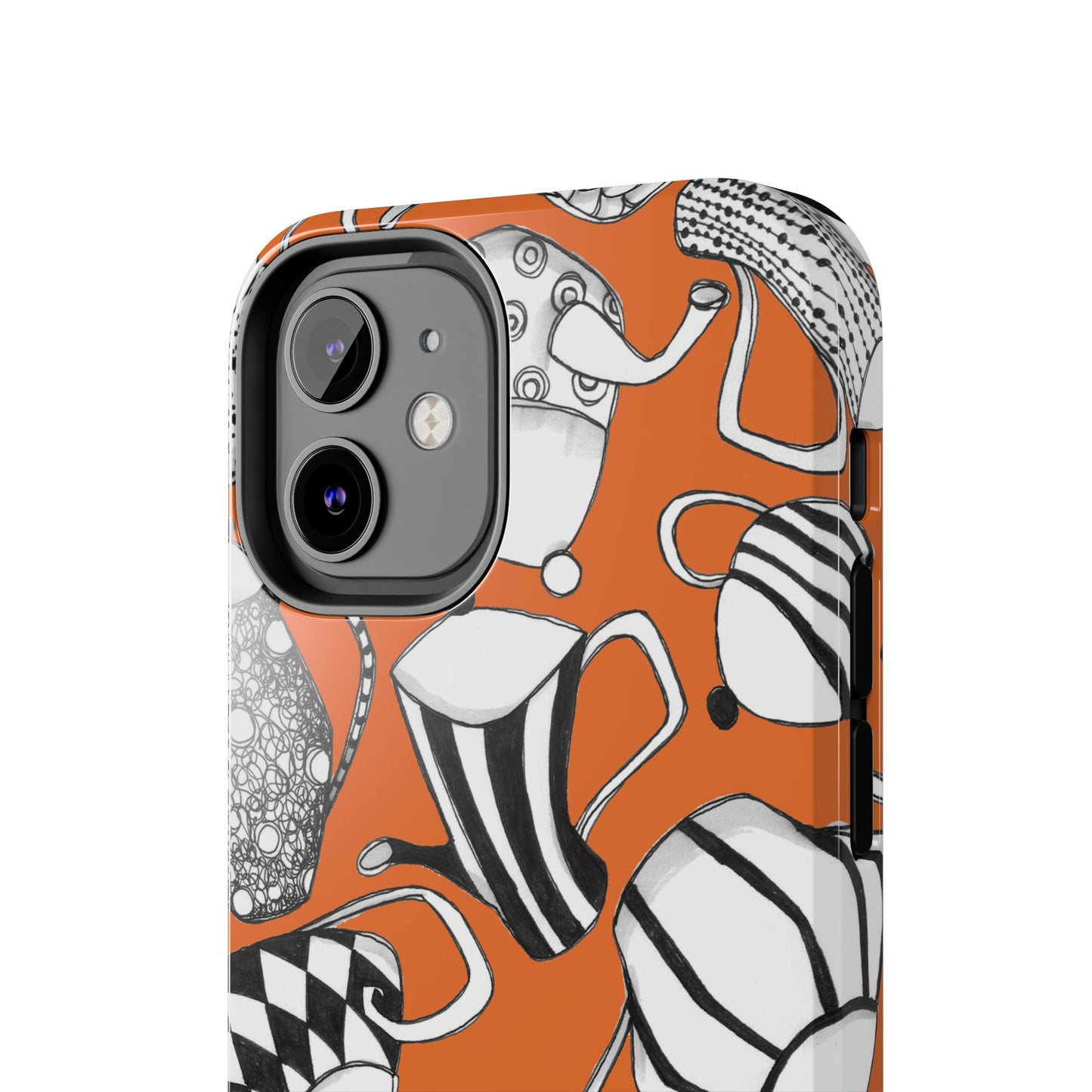 Coffee, Tea Anyone? Orange Phone Case