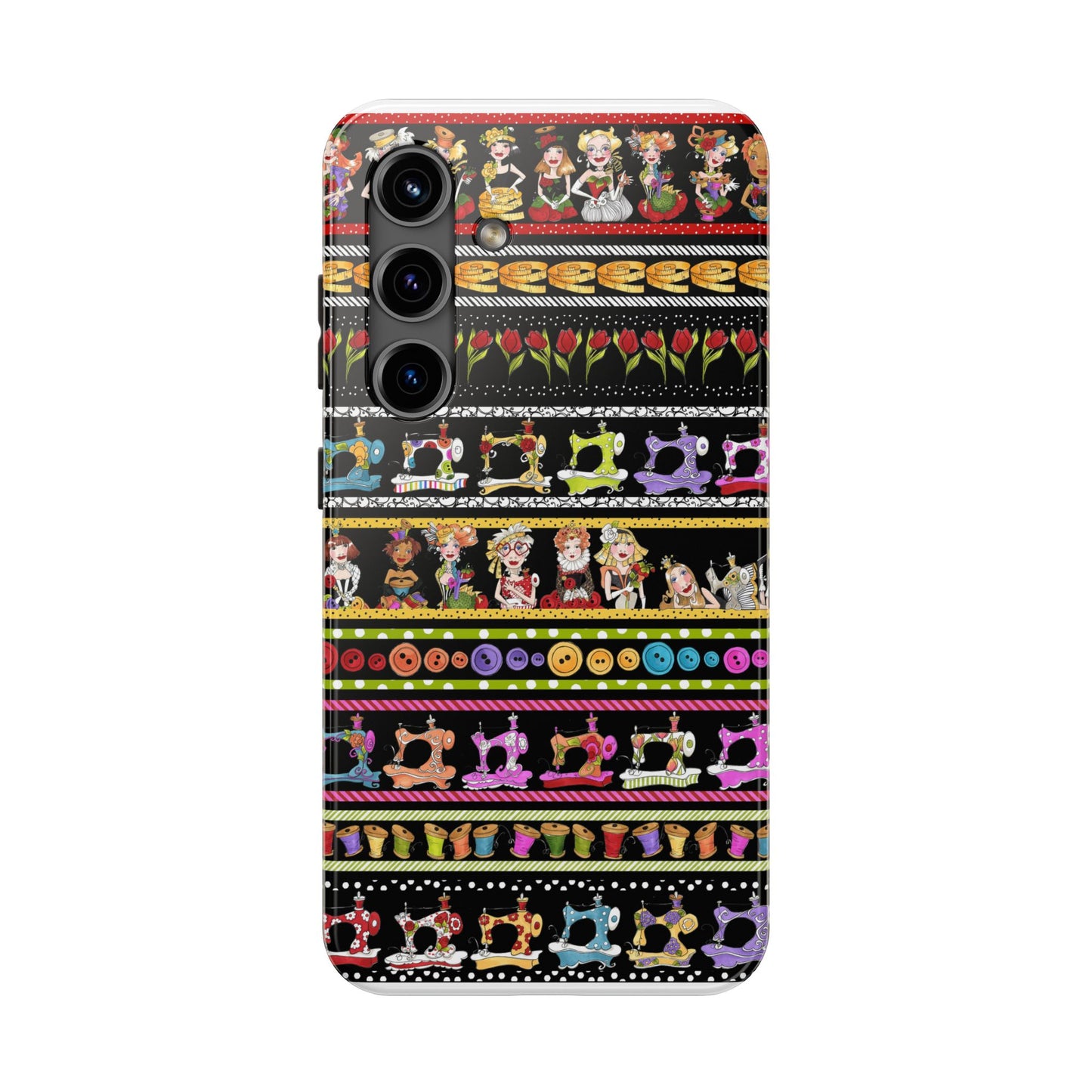 Curious Border Black Phone Case