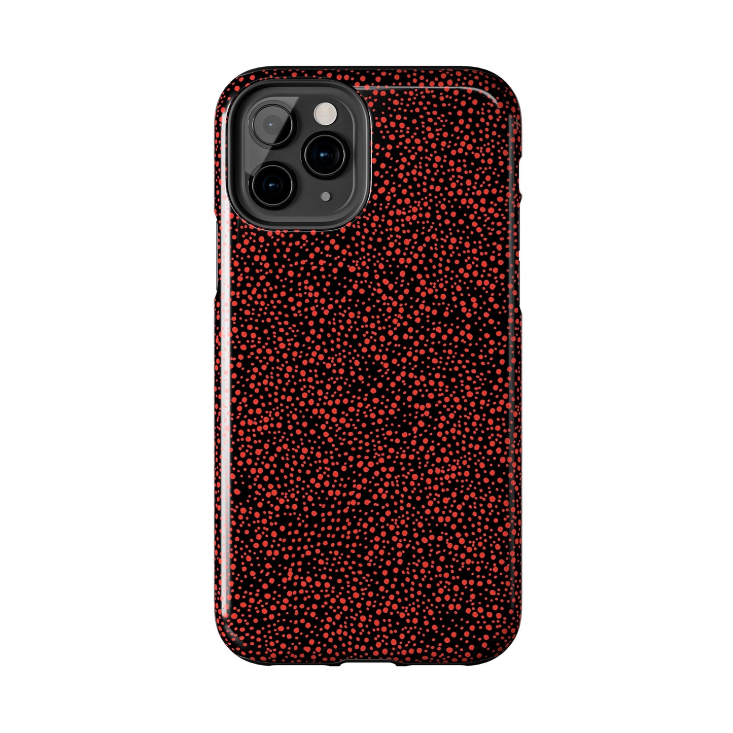 Confetti Red / Black Phone Case