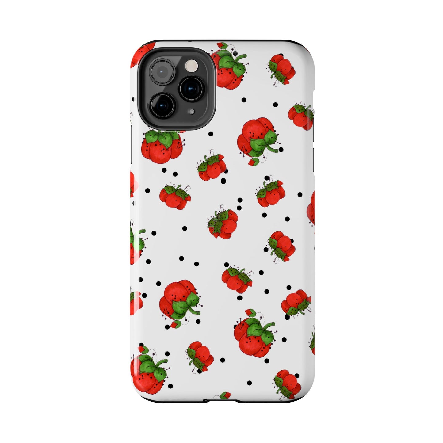Pin Dots White Phone Case