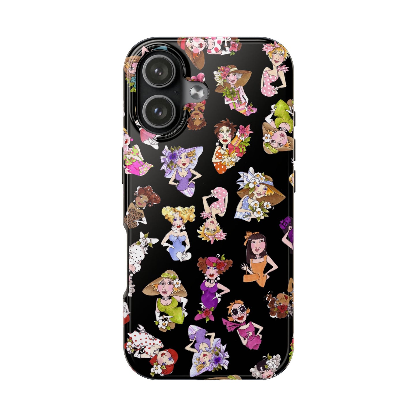 Fast Women Tossed Black Phone Case