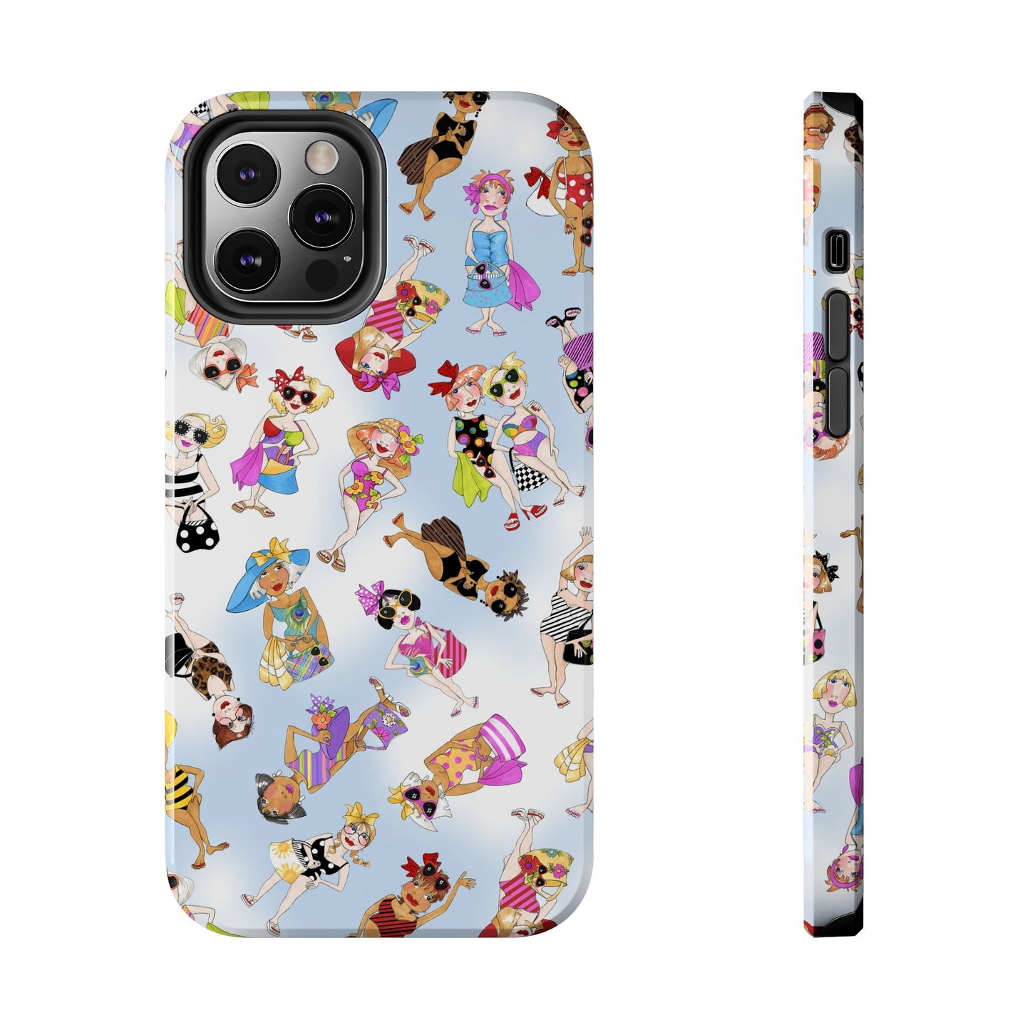 Tossed Beauties Blue Sky Phone Case