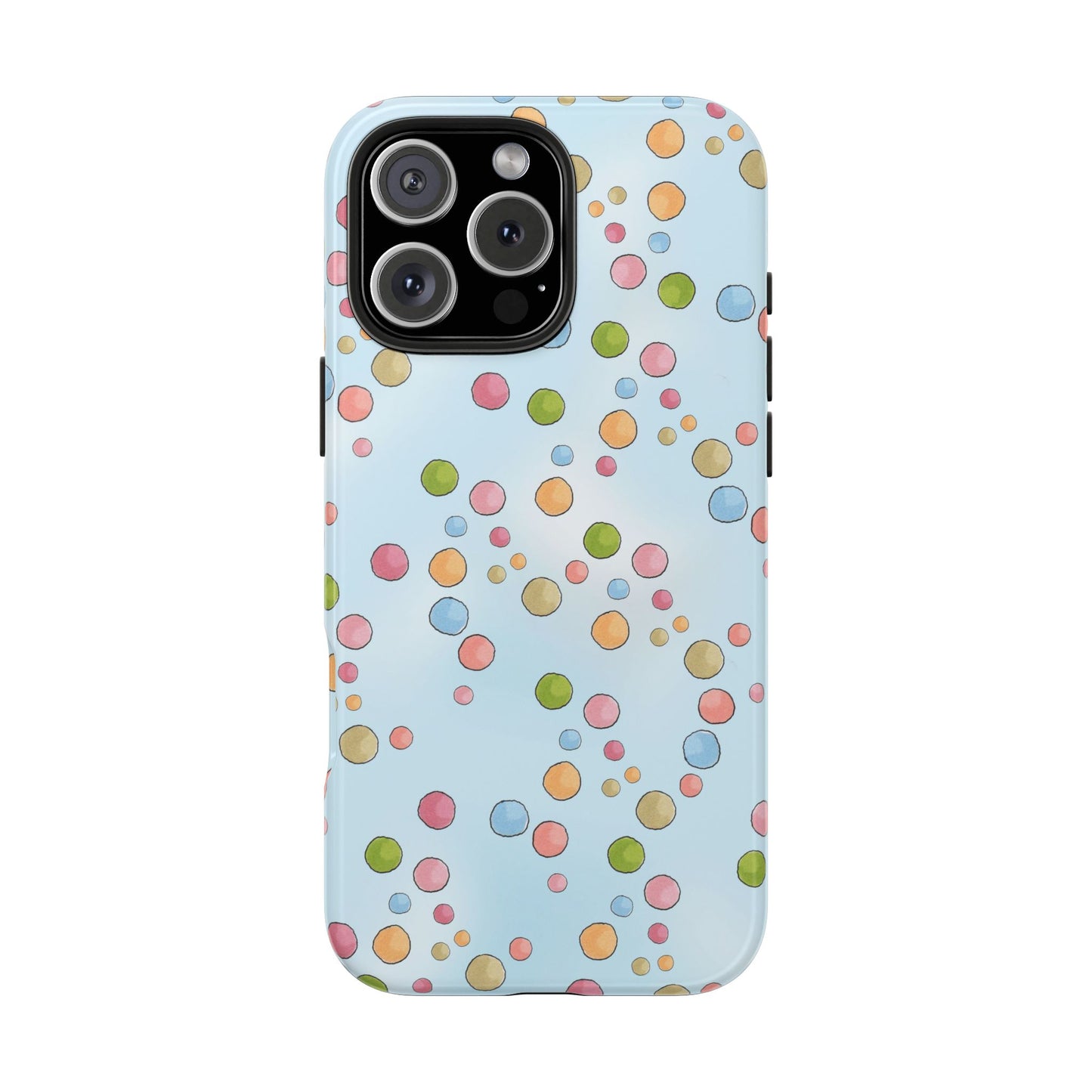 Clown Dots Blue Sky Phone Case