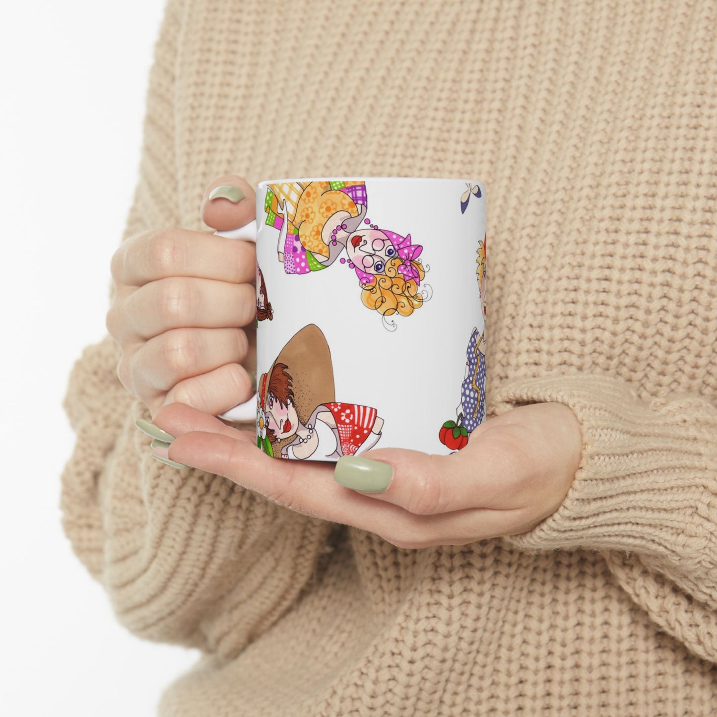 Fun Ladies Tossed White Cup