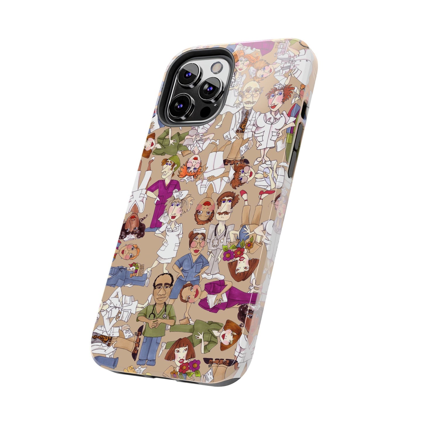 Diverse Nurse Khaki Phone Case