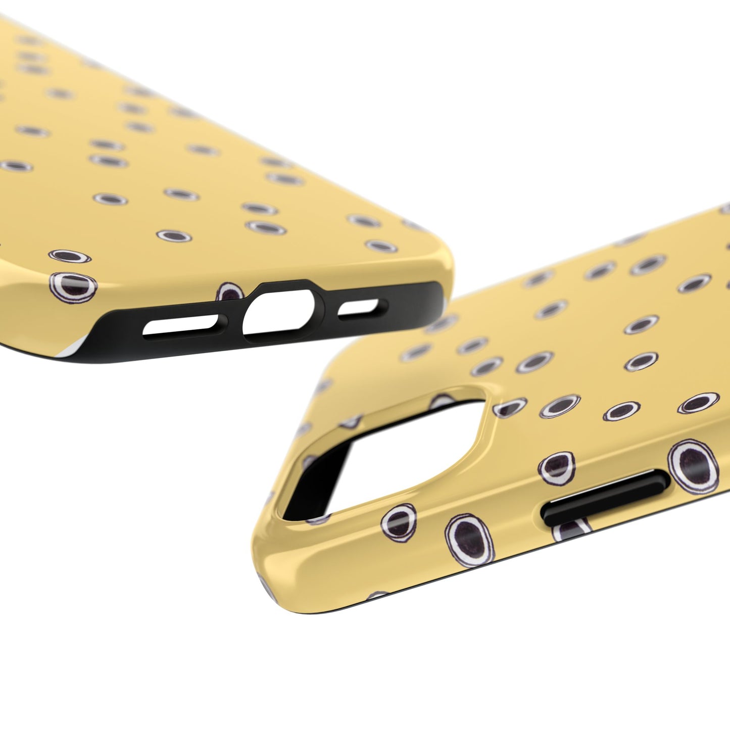 Halo Dots Yellow Phone Case