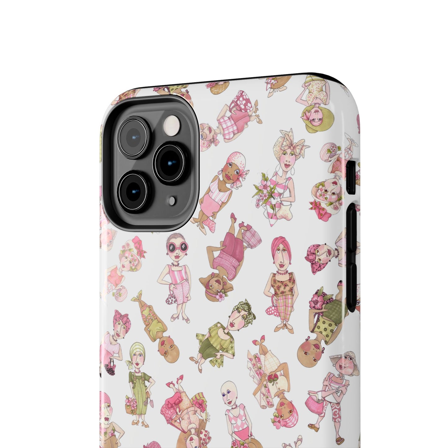 Tossed Ladies White Phone Case