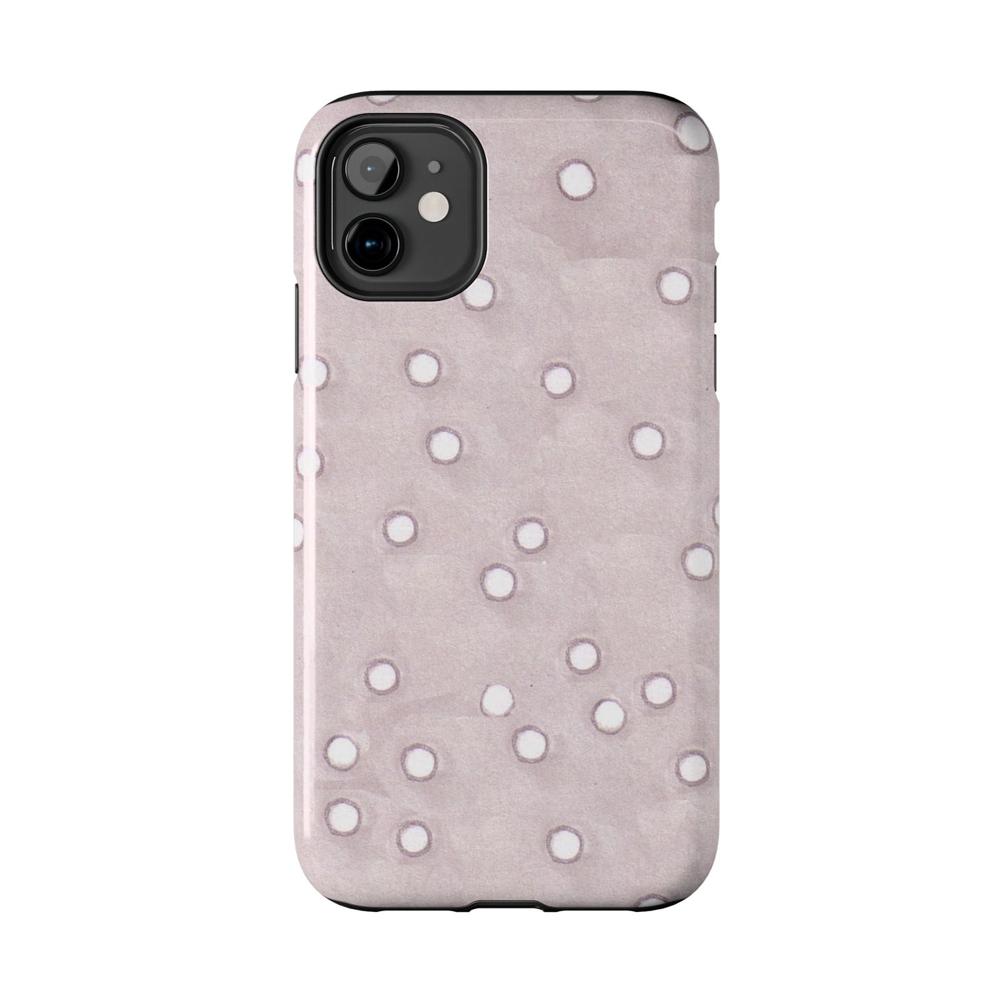 Dinky Dots Silver Phone Case