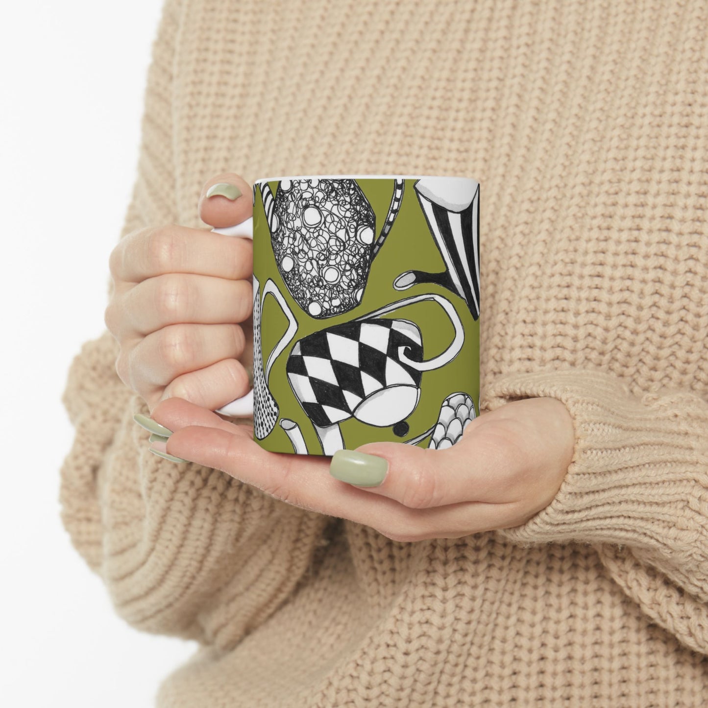 Coffee, Tea Anyone? Green Cup