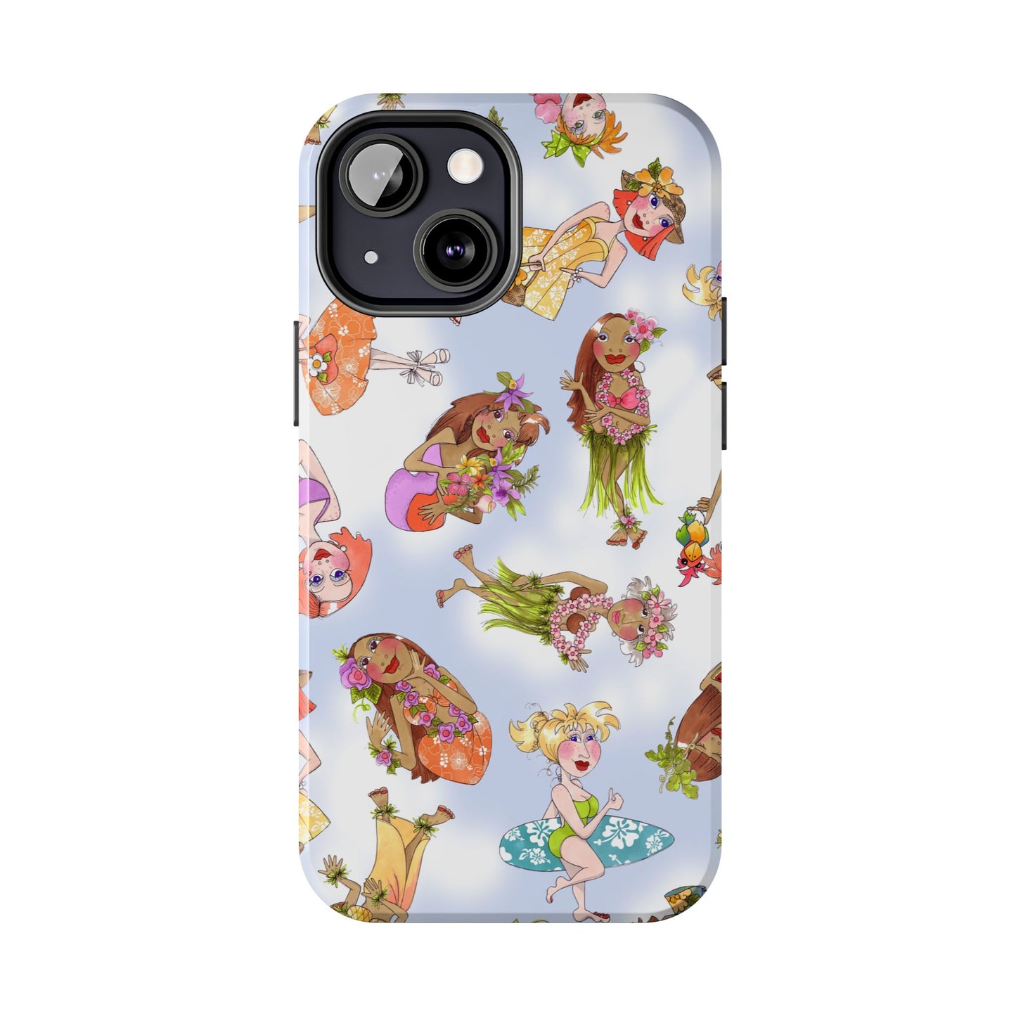 Island Toss Blue Sky Phone Case