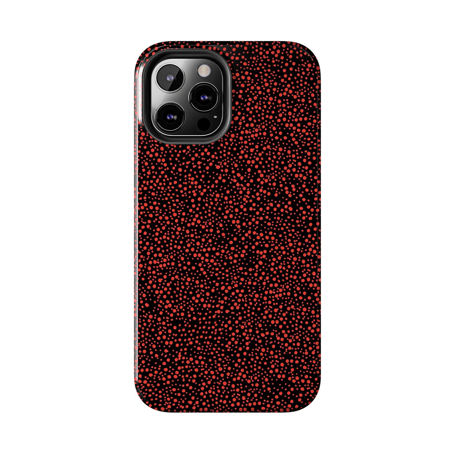 Confetti Red / Black Phone Case