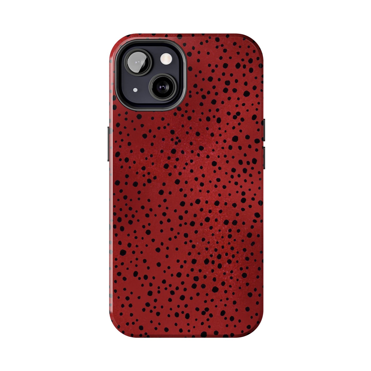 Pepper Dots Red / Black Phone Case