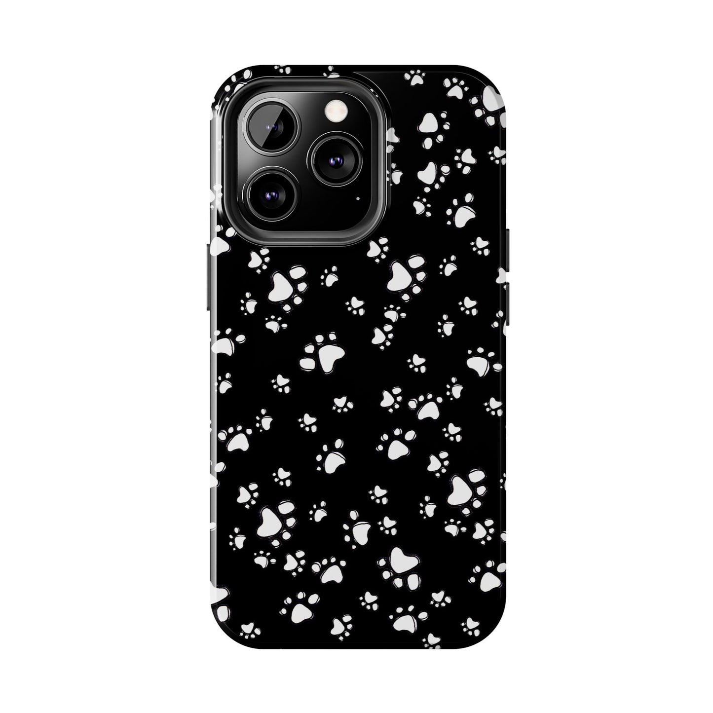 Paw Flakes Black Phone Case