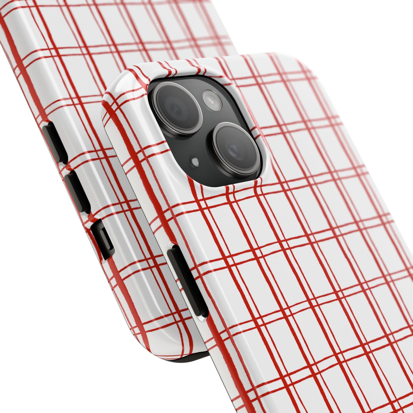 Kitchen Plaid White / Red Phone Case