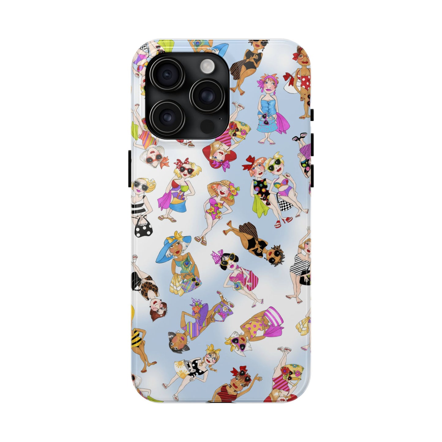 Tossed Beauties Blue Sky Phone Case