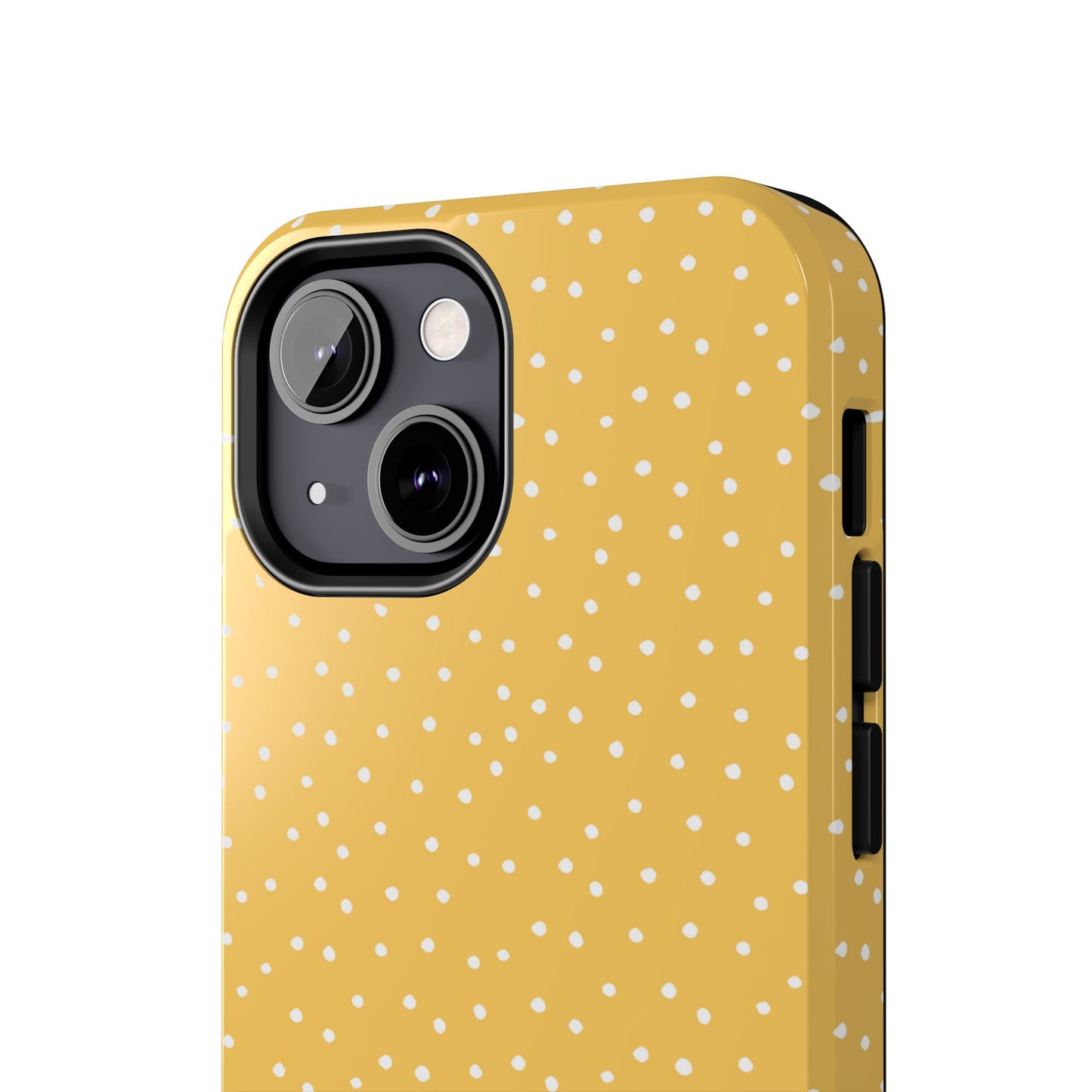 Dinky Dots Yellow / White Phone Case