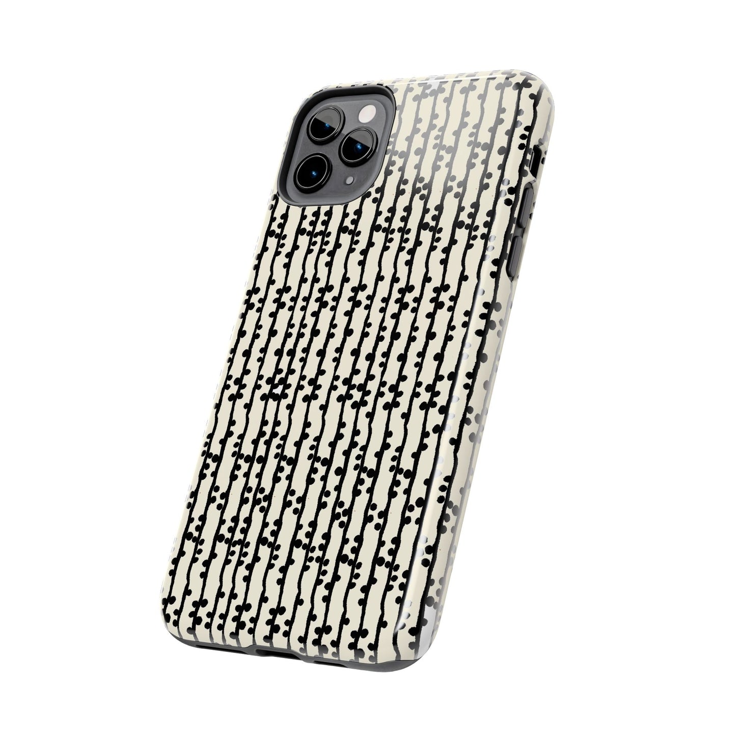Loopy Stripe Bone Phone Case