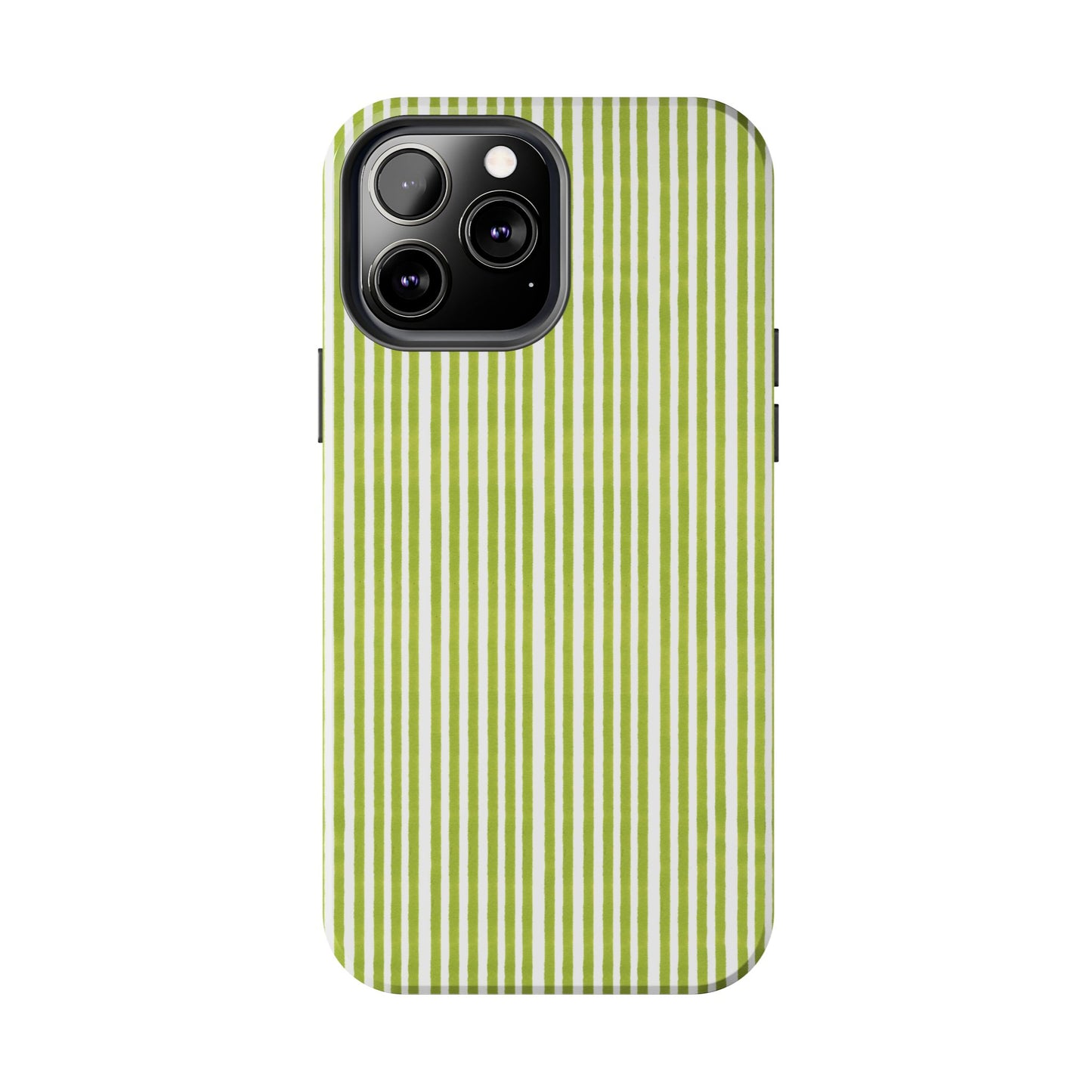 Lazy Stripe Lime Phone Case