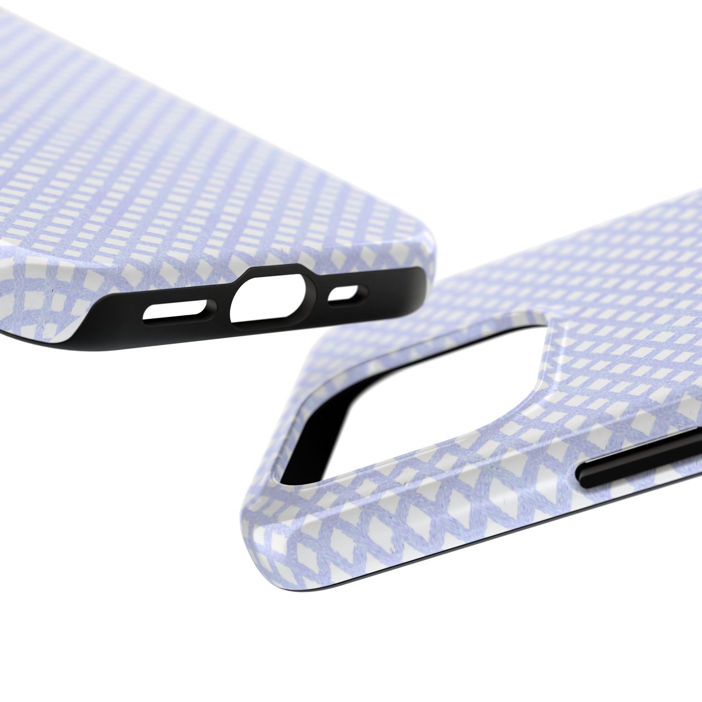Bias Check Light Blue Phone Case