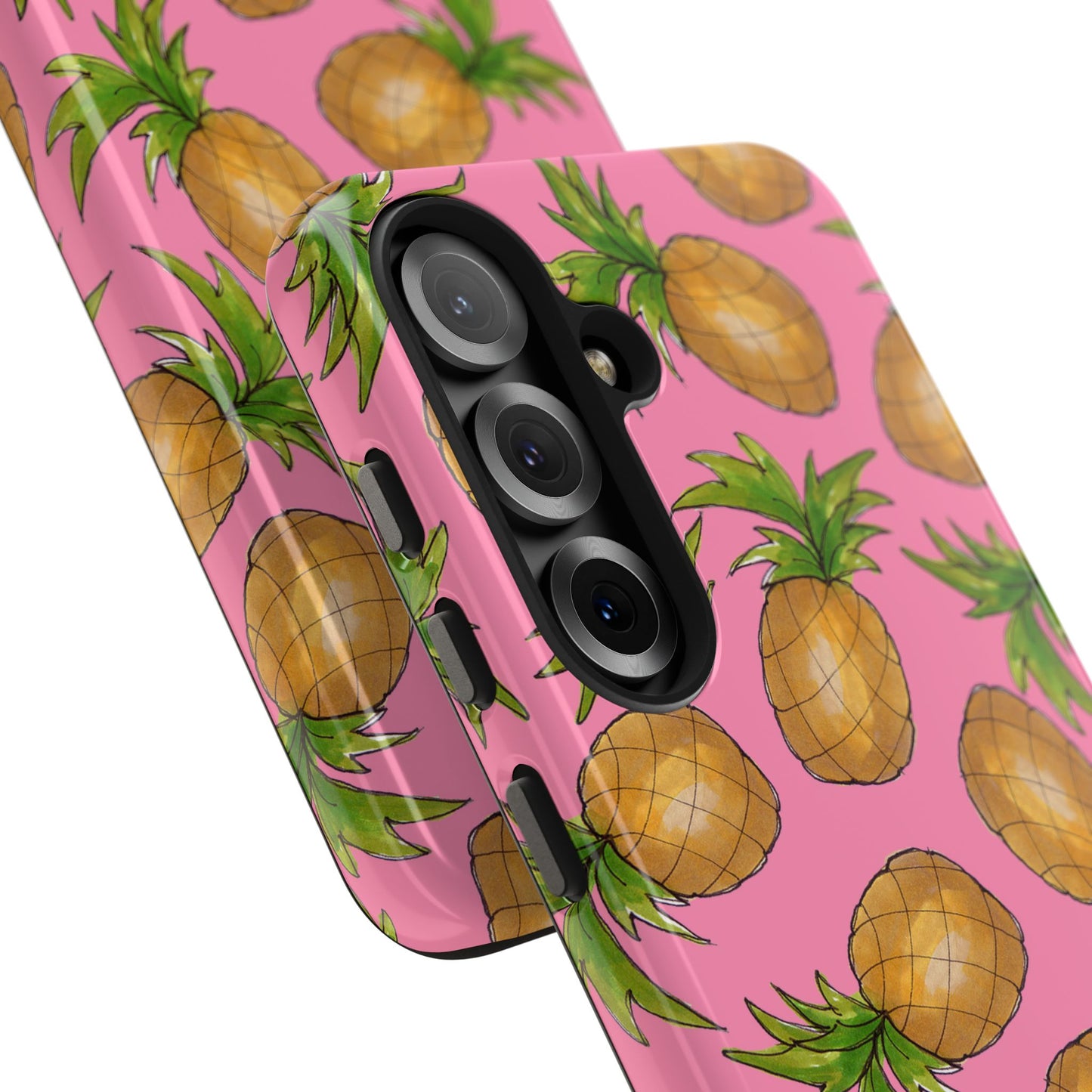 Pineapple Toss Pink Phone Case