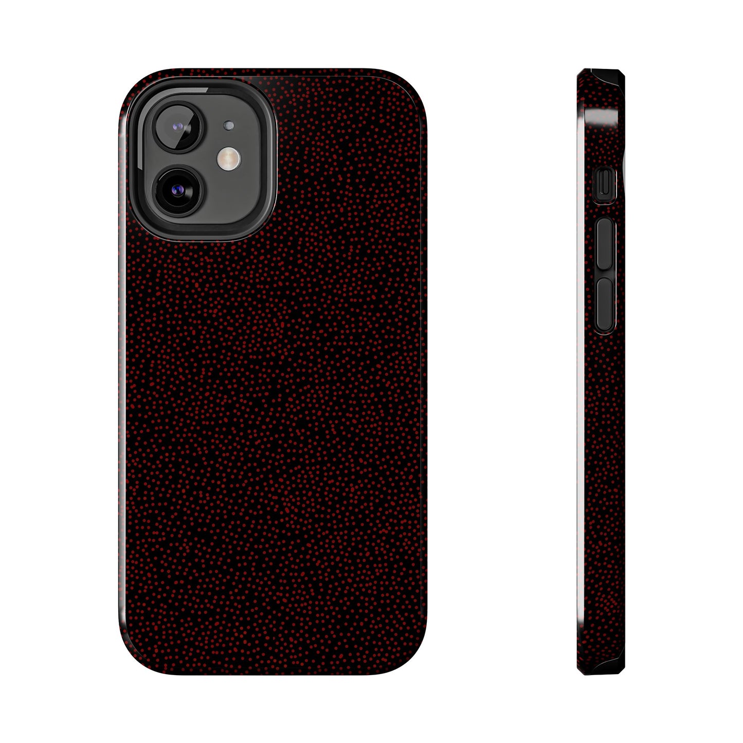 Mini Dot Black / Red Phone Case