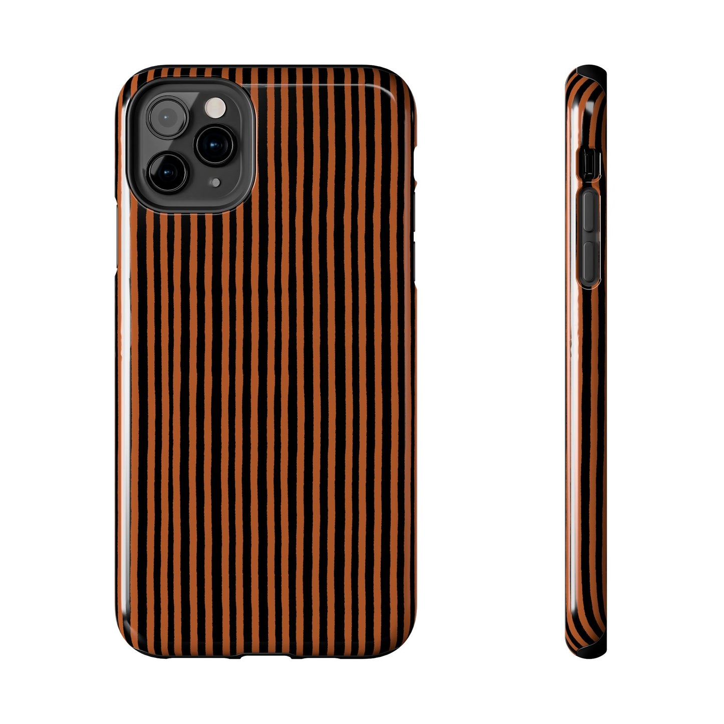 Happy Stripe Spice / Black Phone Case
