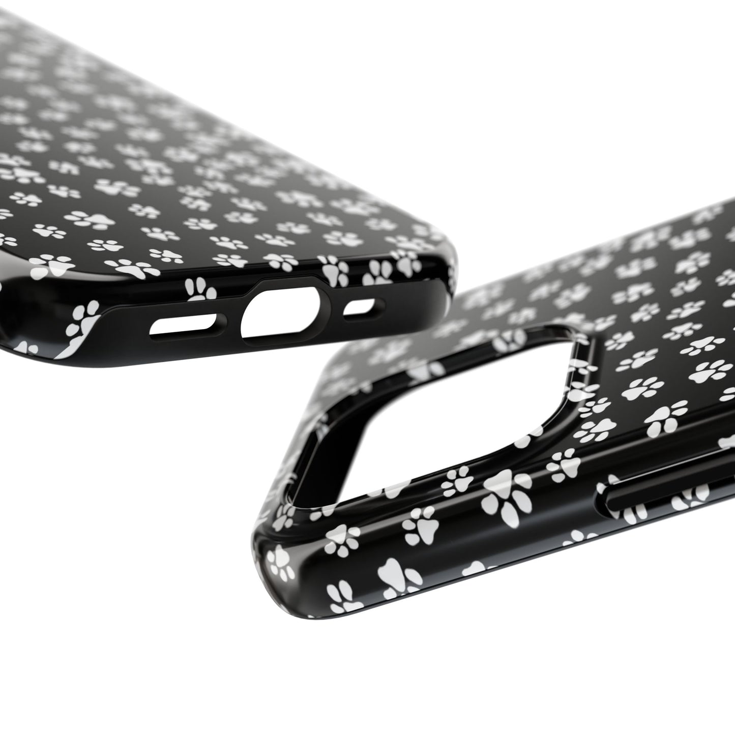 Little Paws Black / White Phone Case