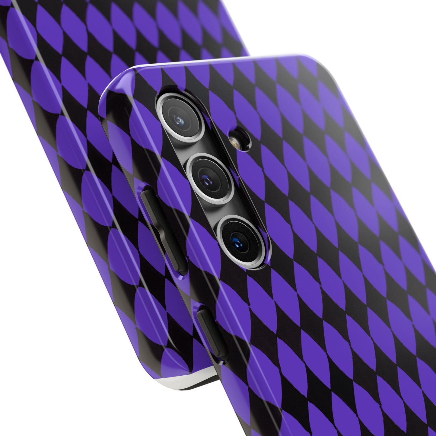 Diamond Purple / Black Phone Case