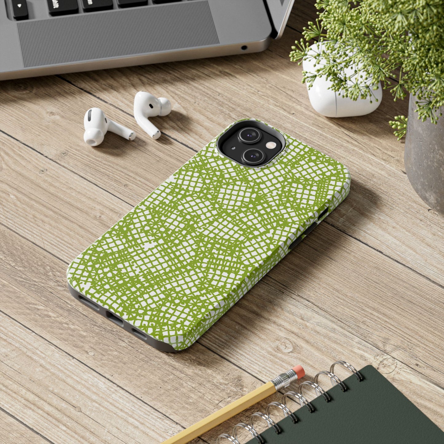 Random Waffle Green Phone Case