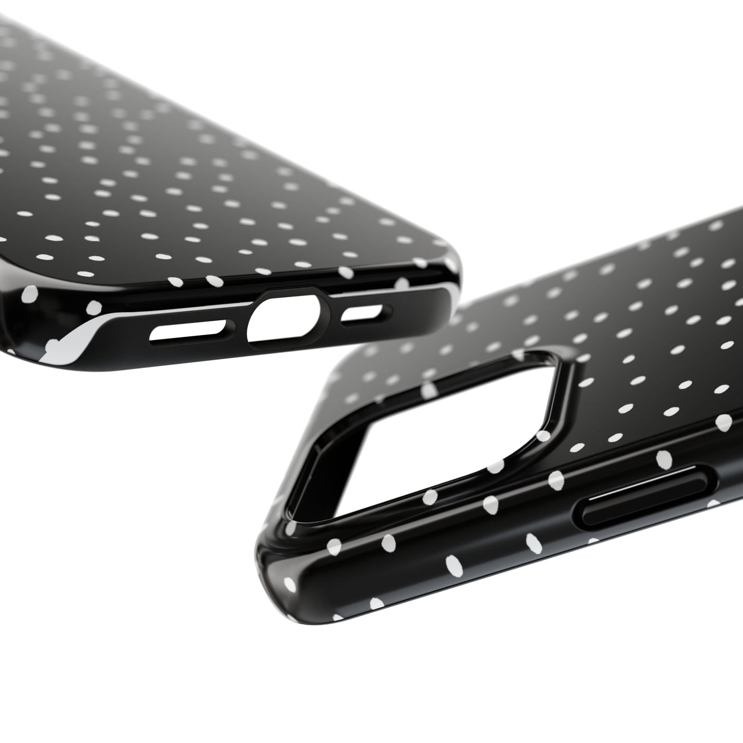 Dinky Dots Black / White Phone Case