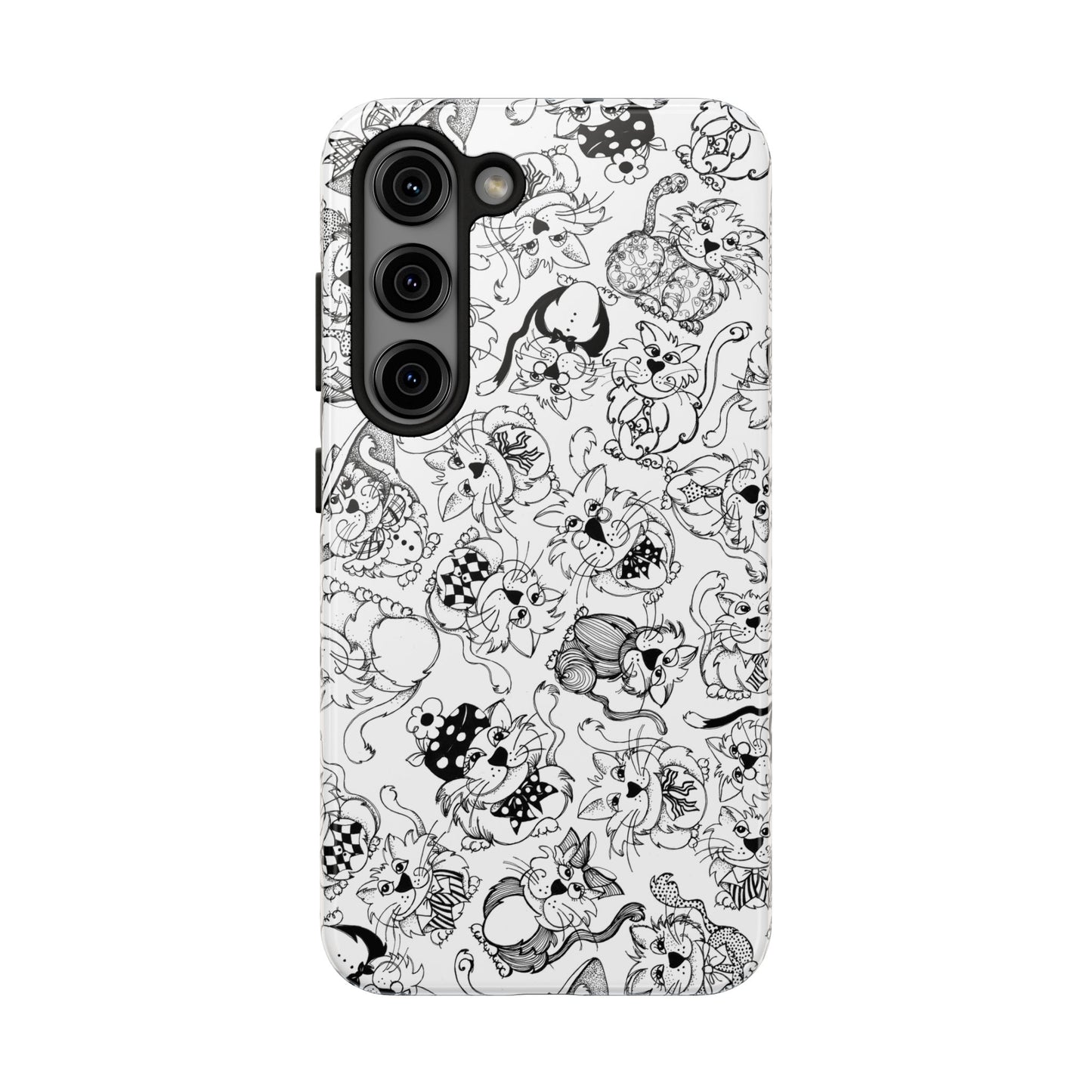 So Kitties Tossed White Phone Case