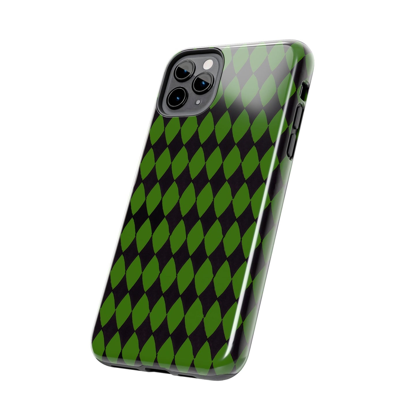 Diamond Green / Black Phone Case