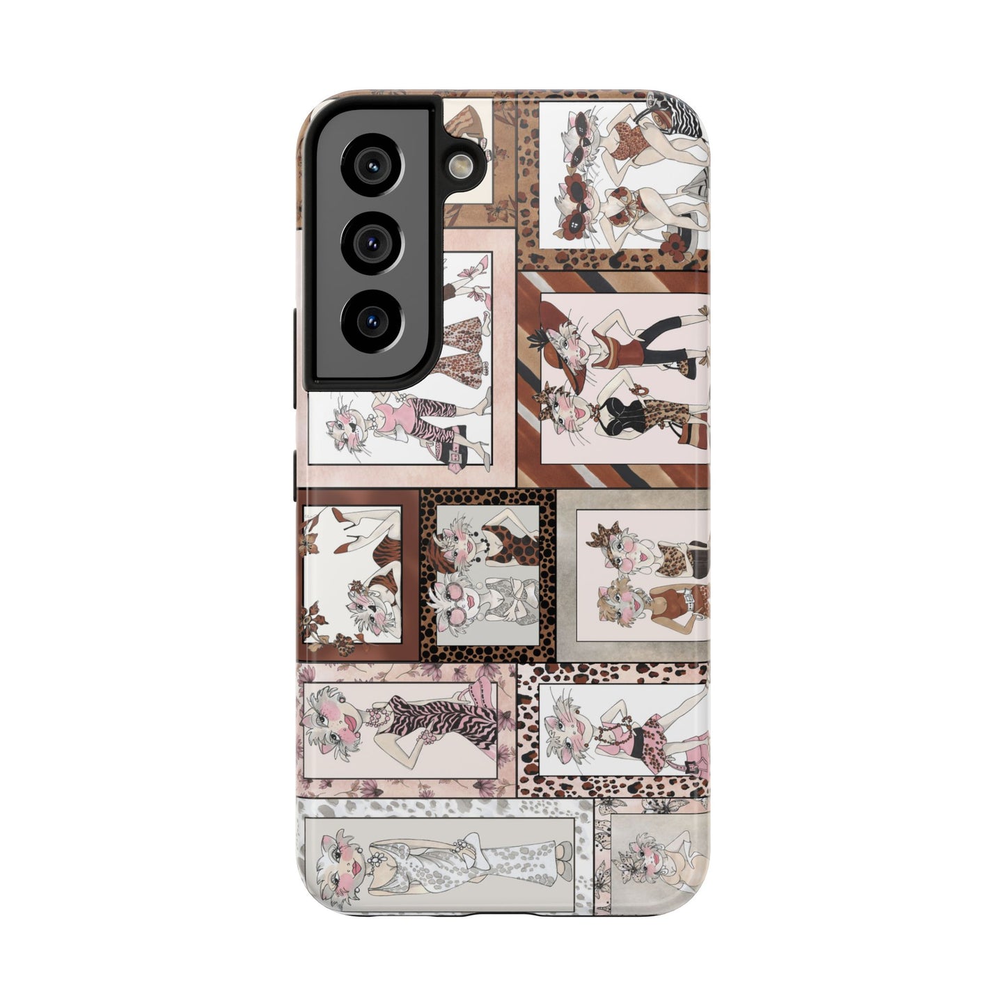 Wild Cat Woman Phone Case
