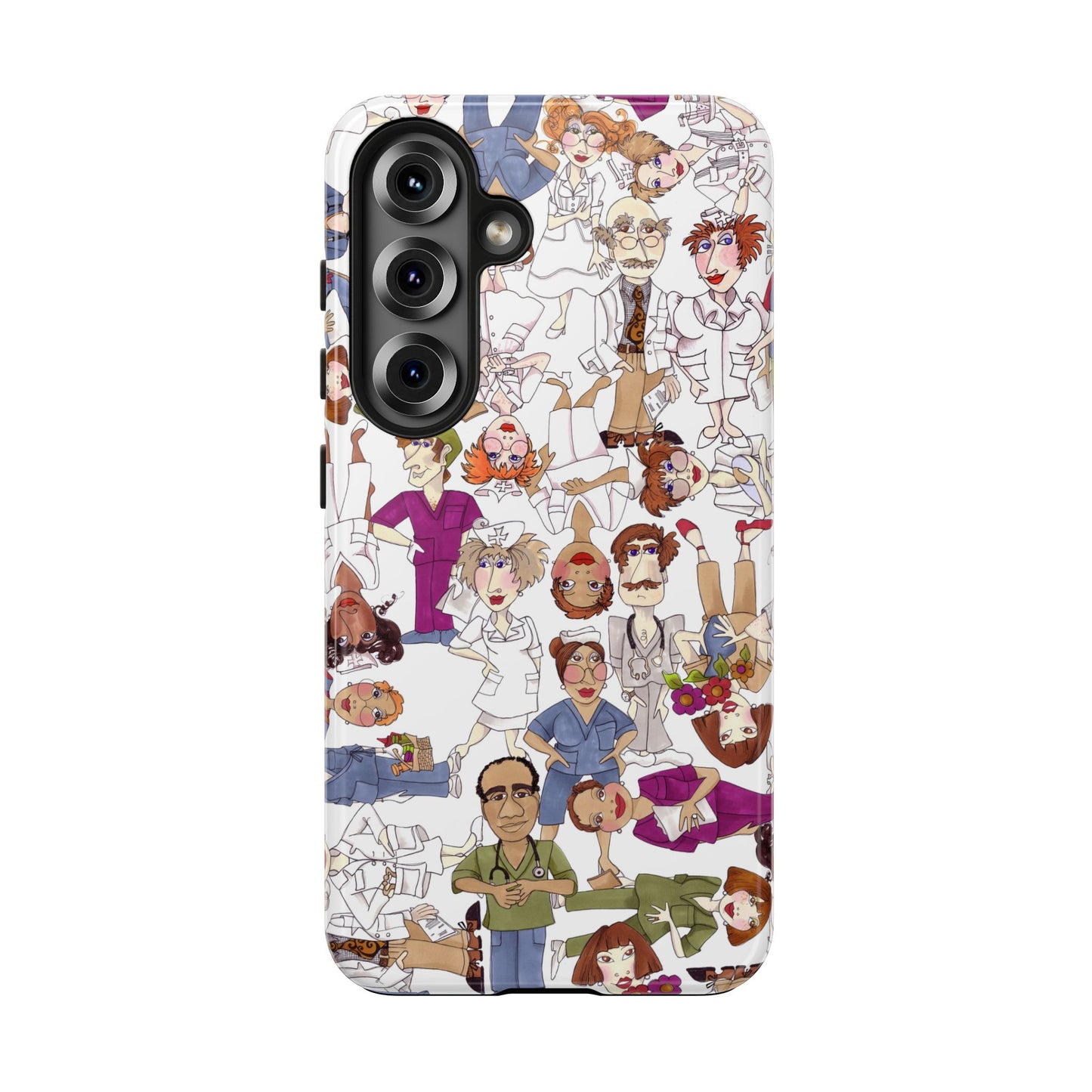 Diverse Nurse White Phone Case